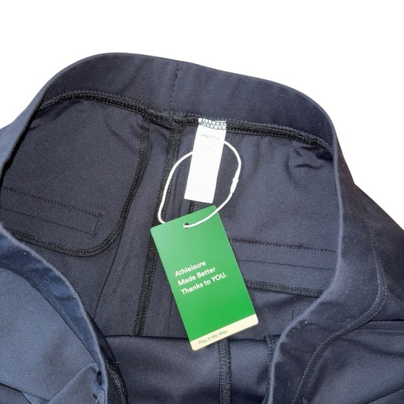 Halara NWT Wide Leg Black Trousers Liquid Knit Pants Women’s L Workwear Comfort - Picture 5 of 10